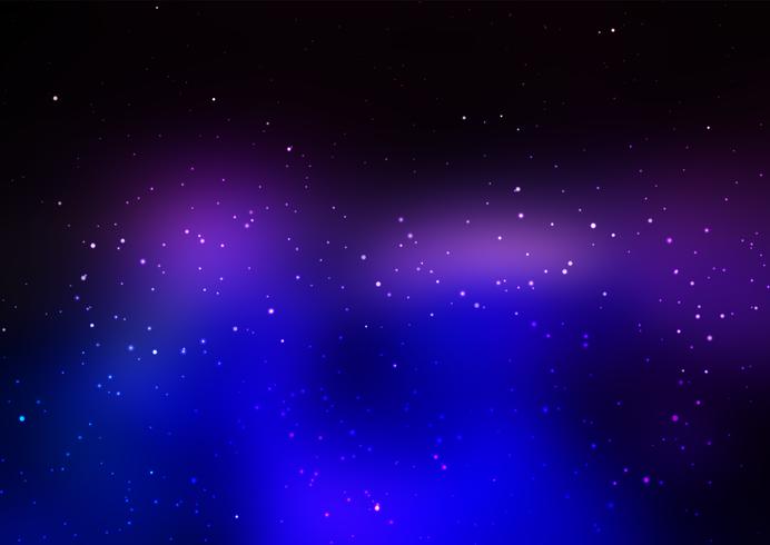 Starry night sky vector