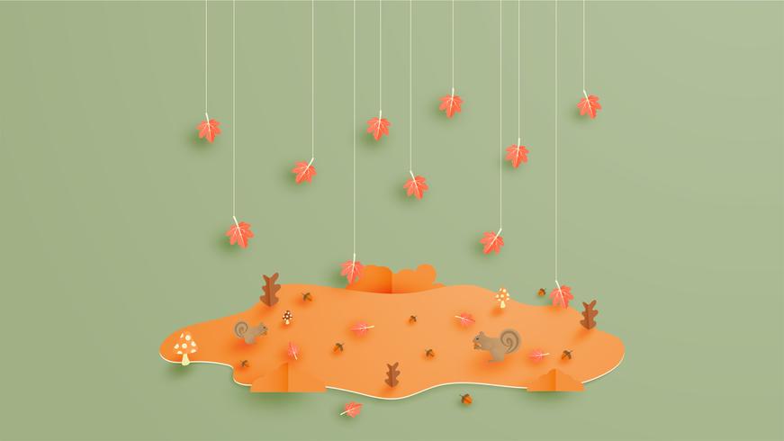 Autumn season background  vector