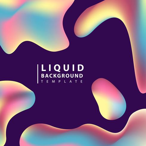 Fluid abstract background vector