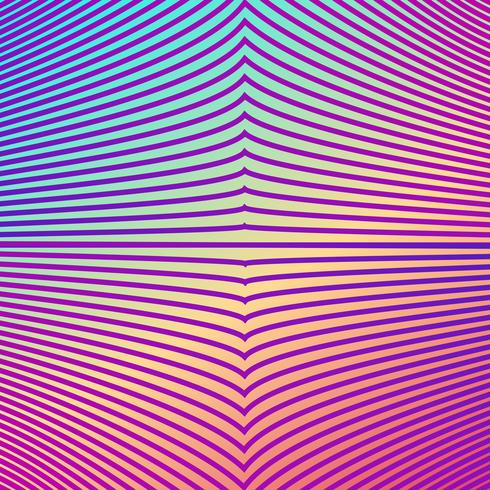 Fondo de línea abstracta de color degradado brillante vector