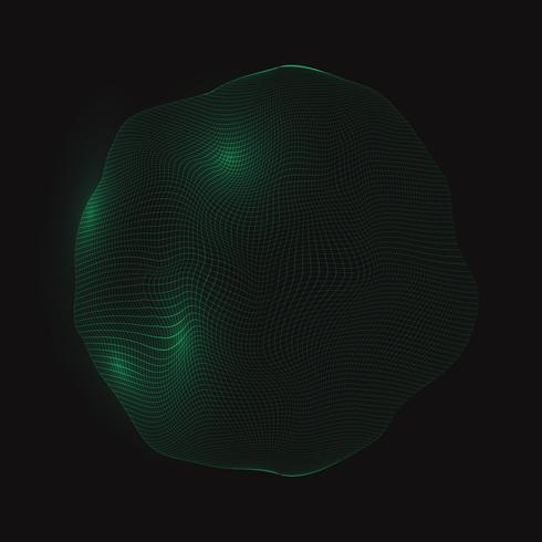 Abstract sphere background  vector