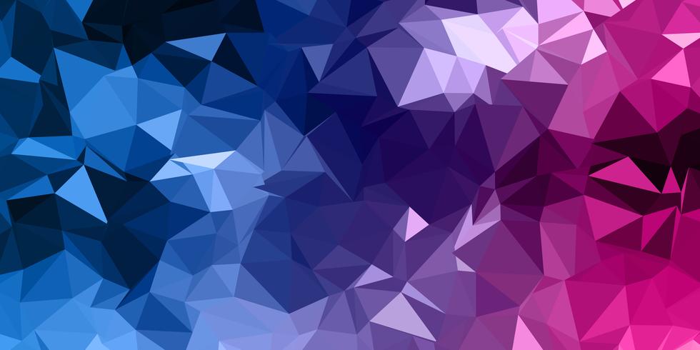 Abstract low poly banner design vector