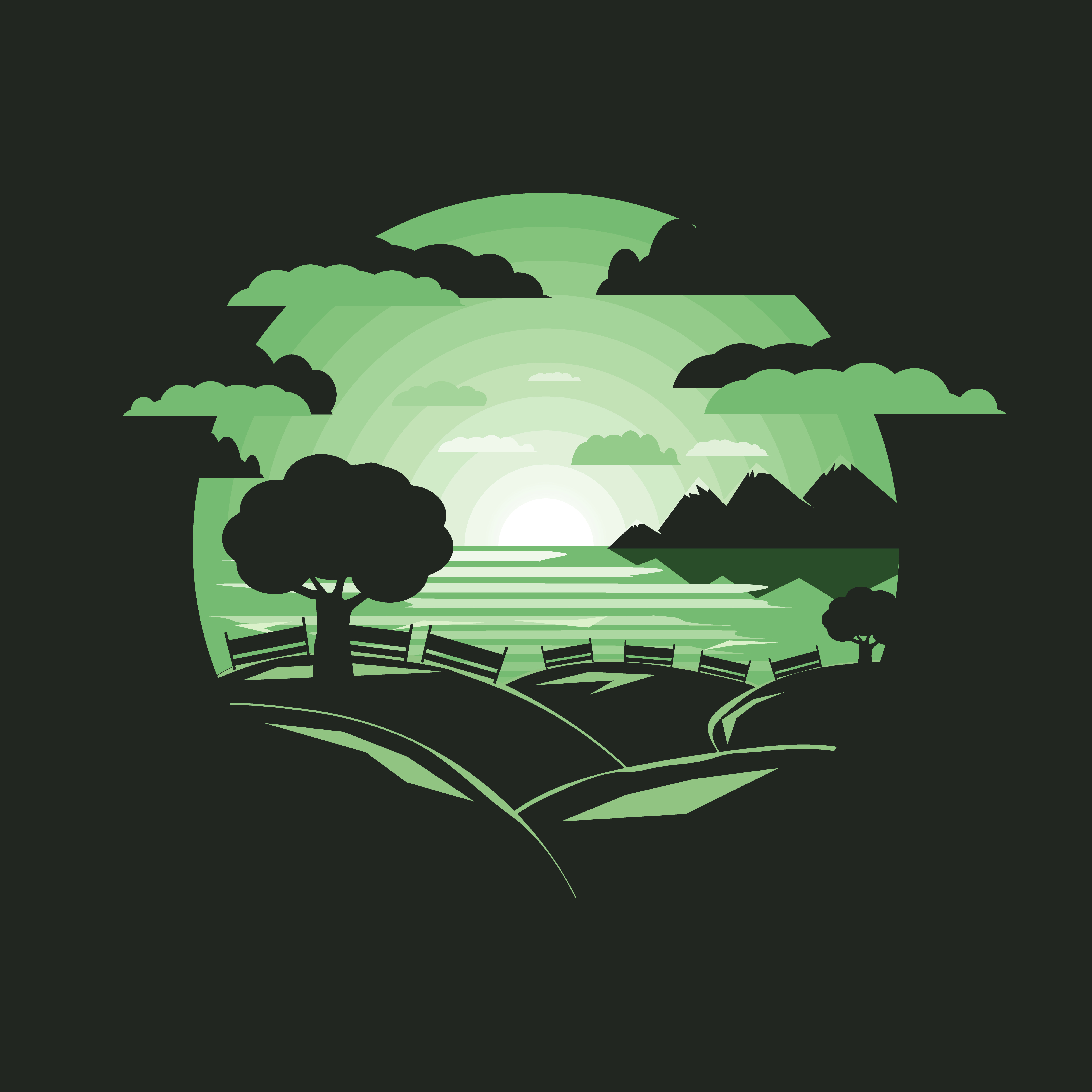 Lake Silhouette Free Vector Art - (331 Free Downloads)