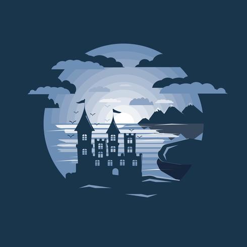 Fantasy Castle vector