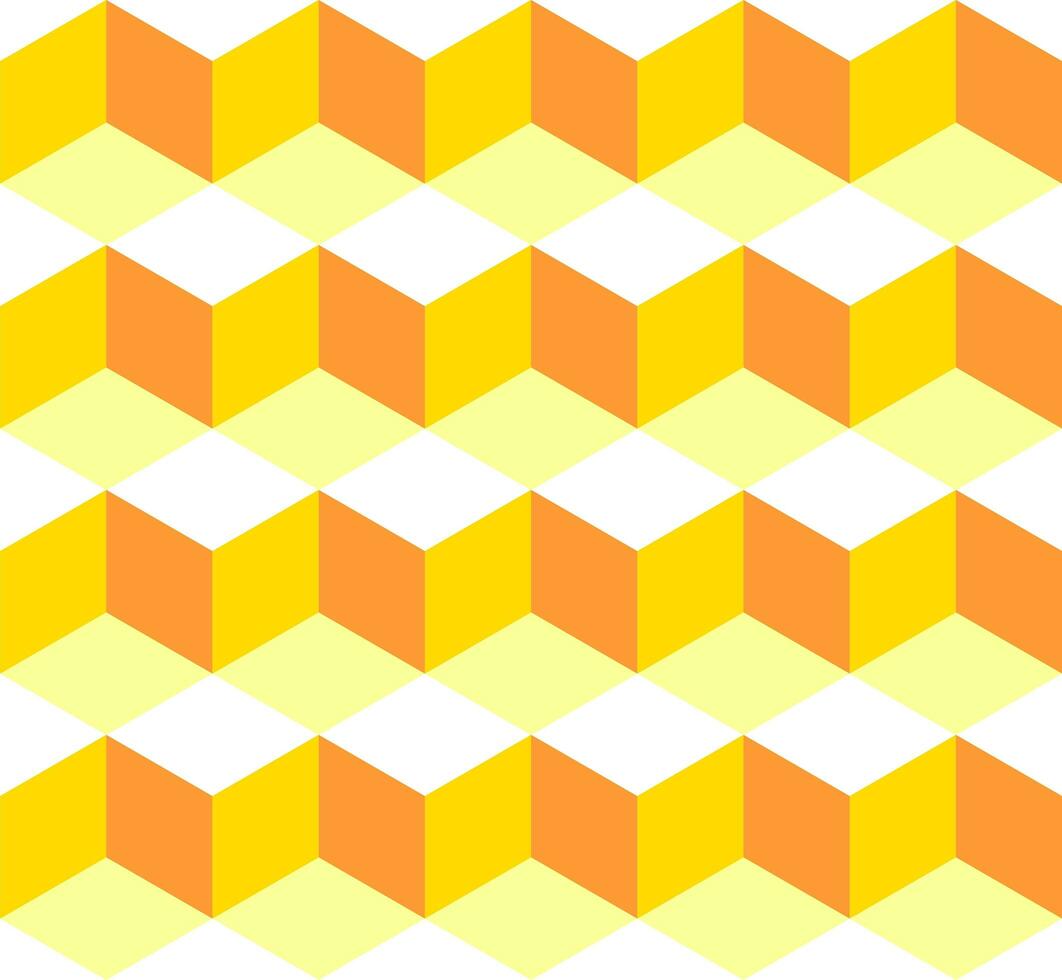 Seamless Pattern Yellow Box Tile Background Illustration Design. Vector EPS 10.