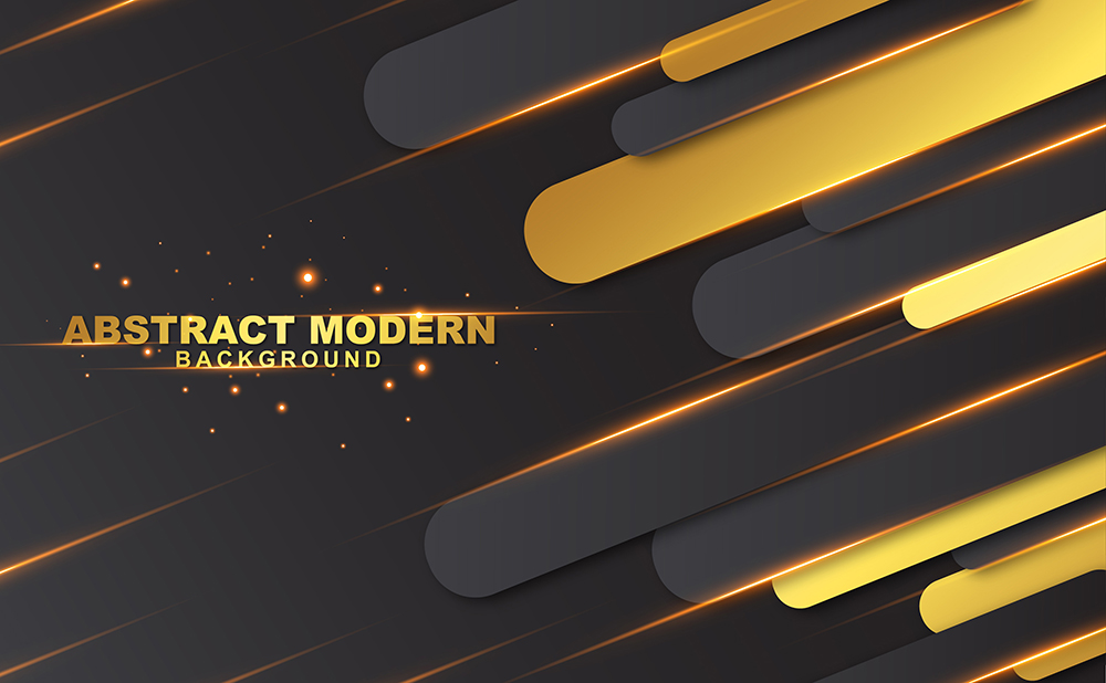 Abstract black and gold background 664986 Vector Art at Vecteezy