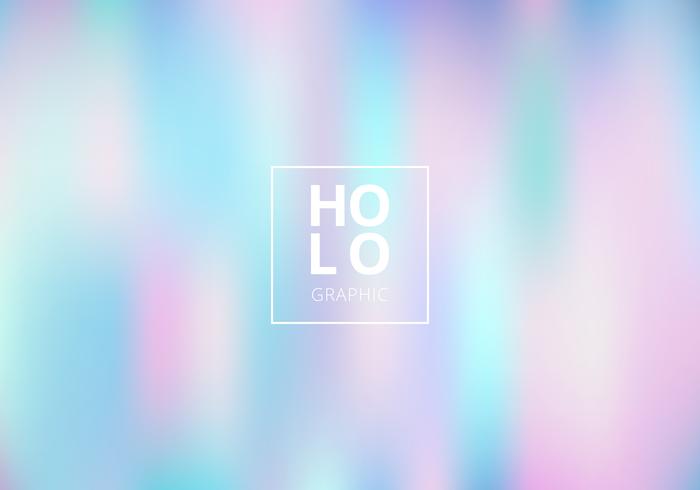 Smooth blurred holographic gradient vector