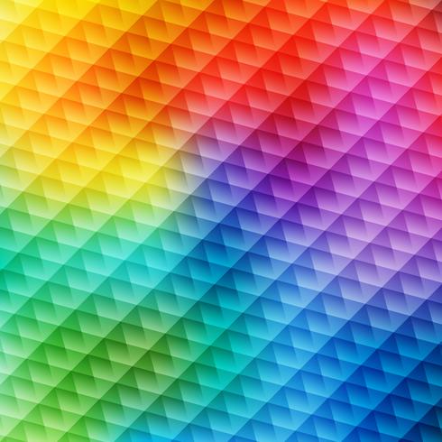 Geometric colorful hexagon pattern vector