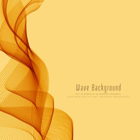Fondo abstracto elegante diseño de onda vector
