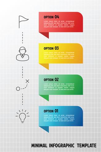 Vertical infographic template vector