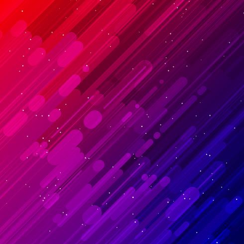 Red and blue laser rays light and lighting effects diagonal background vector