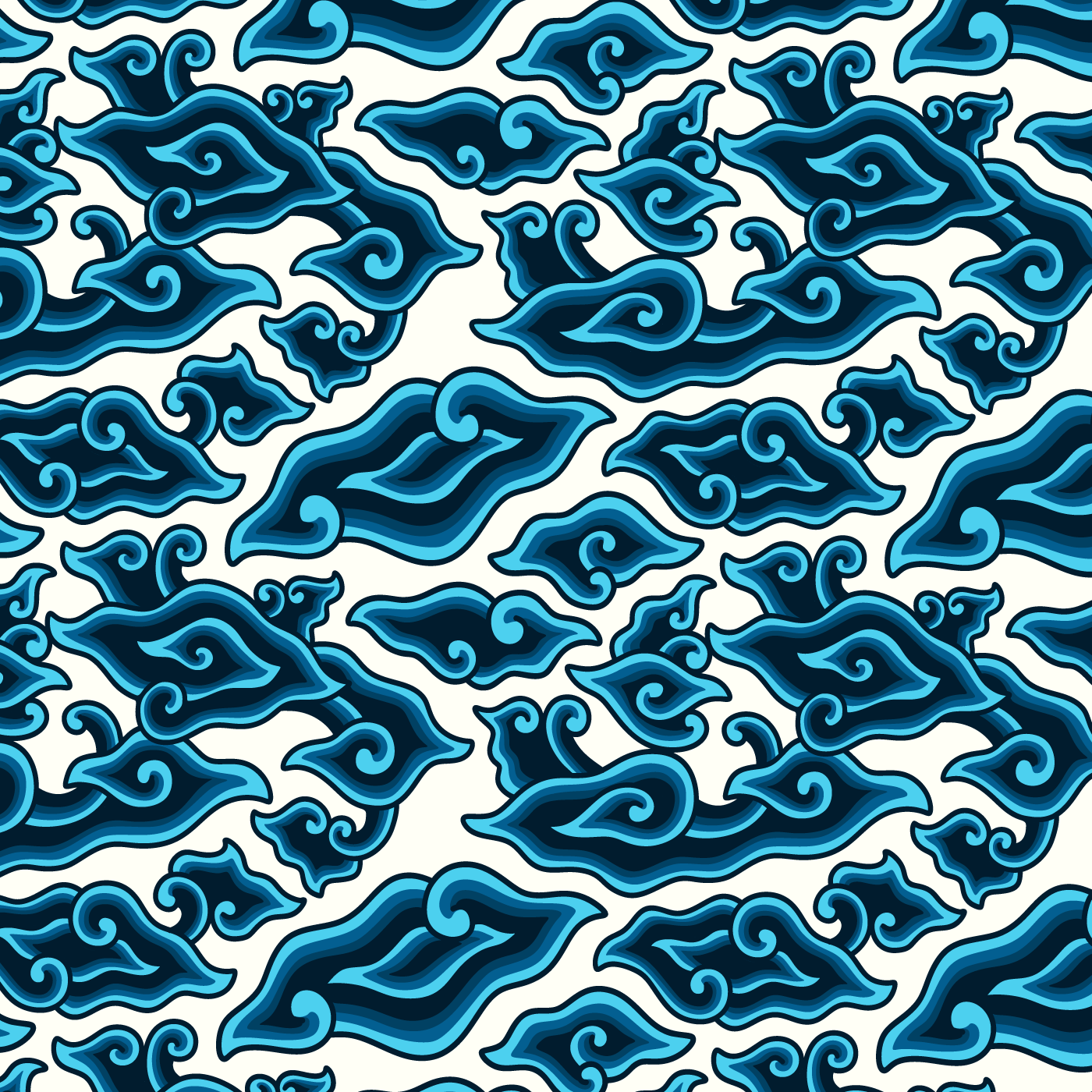  Megamendung  Batik  Seamless Pattern Background 665573 