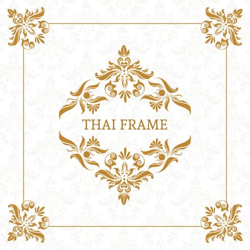 Vector Thai Themed Frame Border
