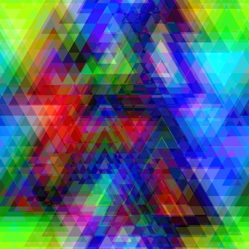 Colorful triangle polygon vector