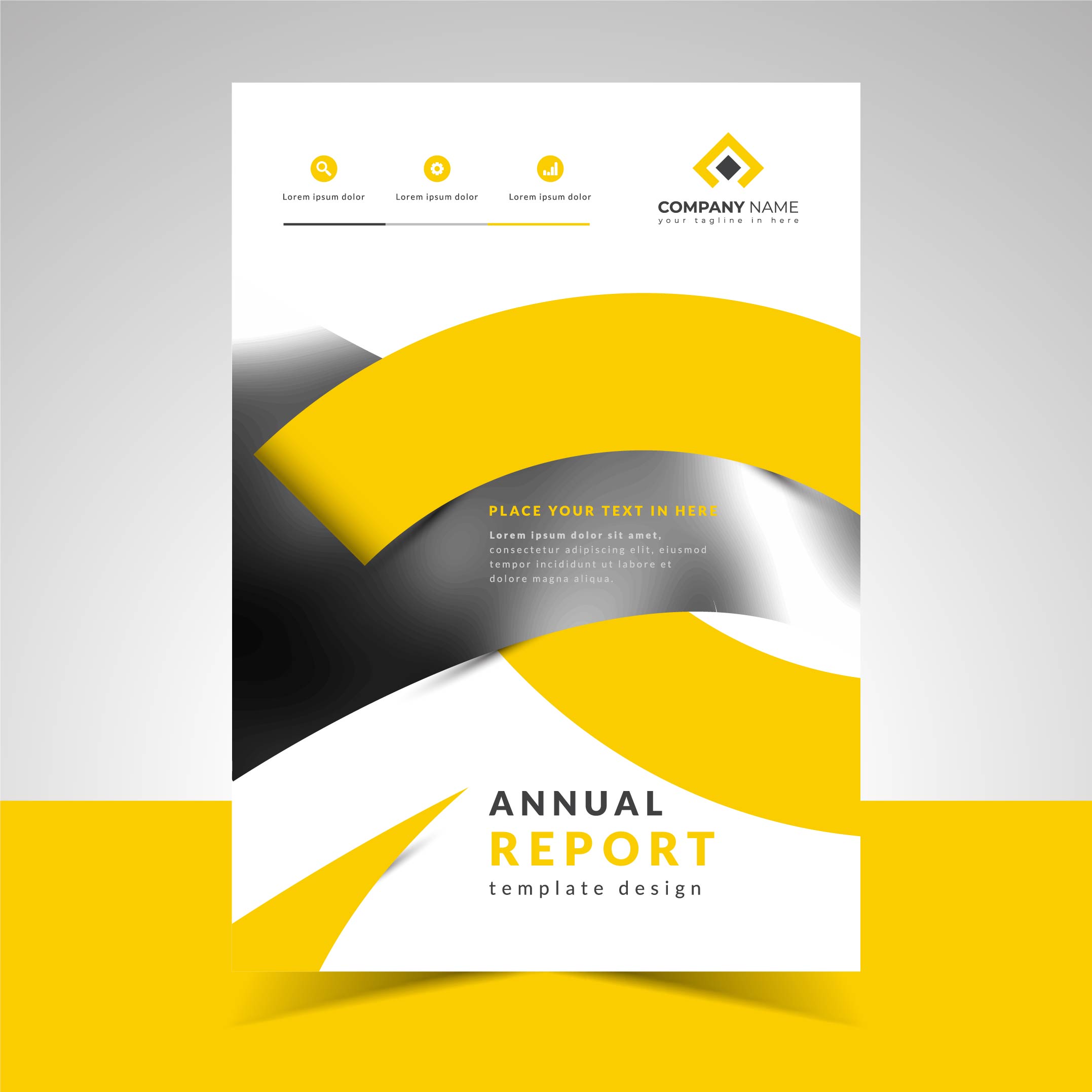 Annual Report Design Template 665687 Vector Art At Vecteezy
