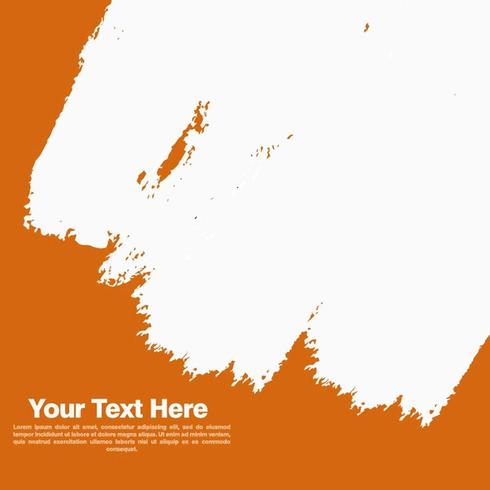 Orange Paint Stroke Banner Background vector