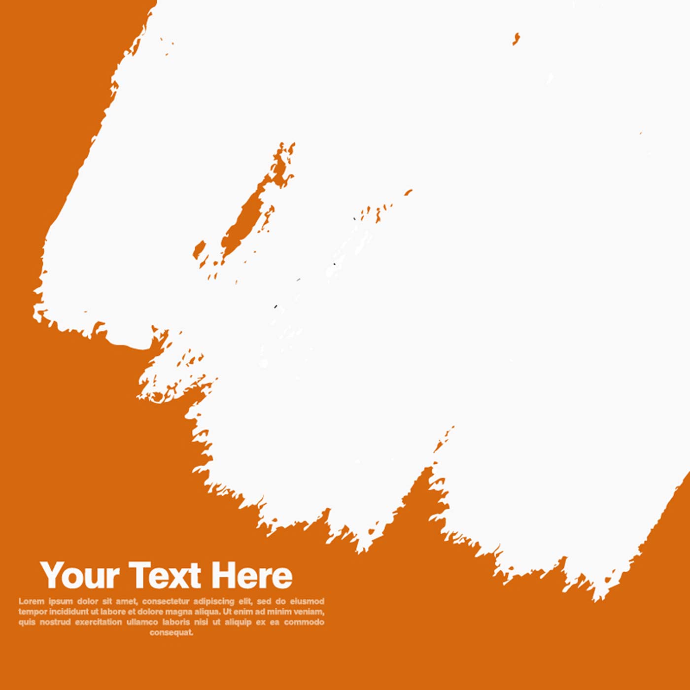 Orange Paint Stroke Banner Background 665965 Vector Art at Vecteezy