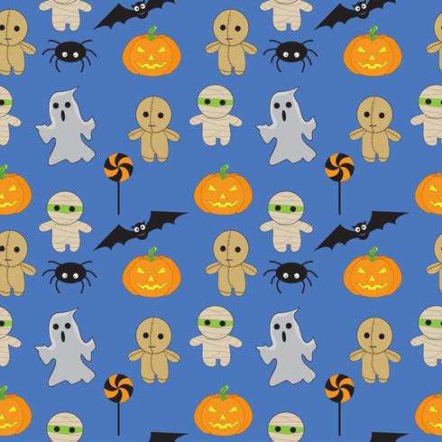 Halloween Seamless Pattern vector