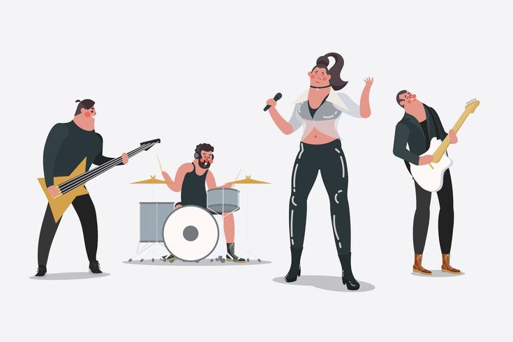 Professional band vector