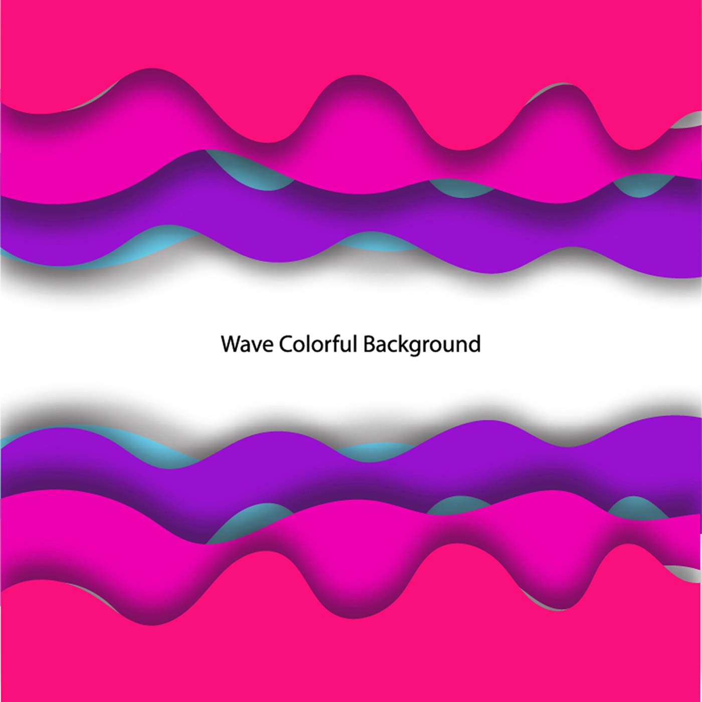 Download Print 3D Wave Background Colorful Design 666497 - Download Free Vectors, Clipart Graphics ...