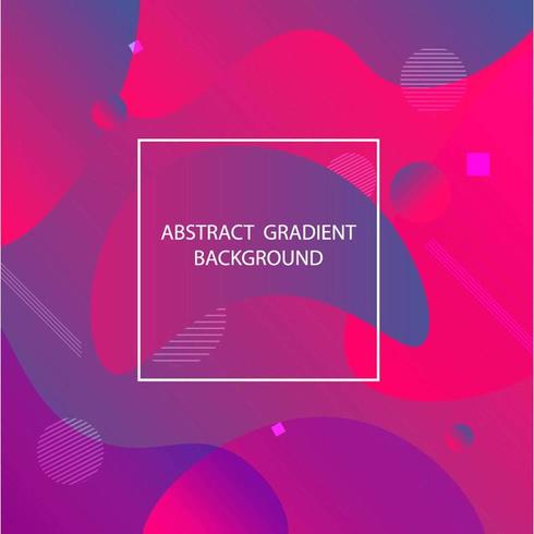 Print Abstract Gradient Background with Fluid shape vector