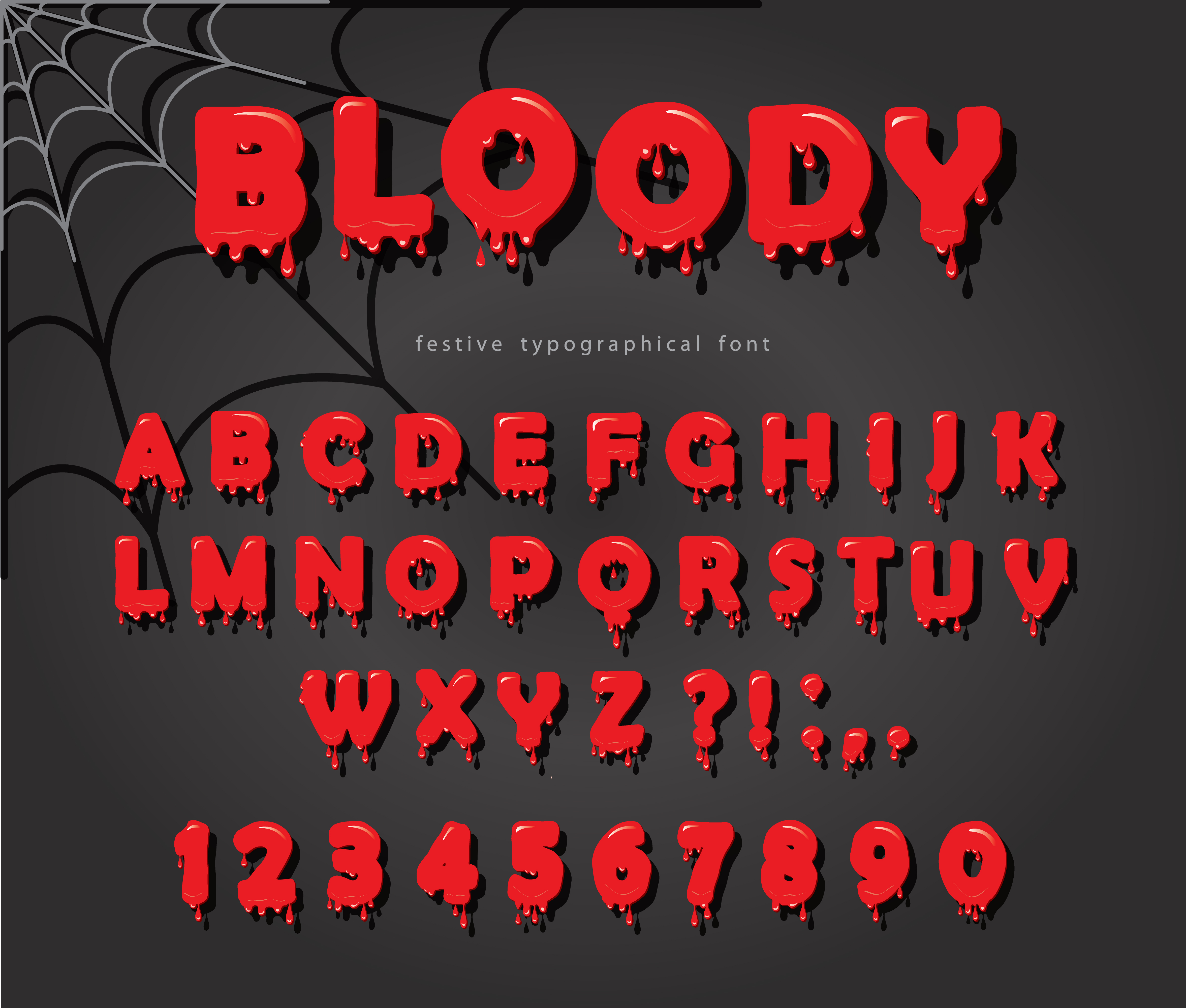Halloween Word Font