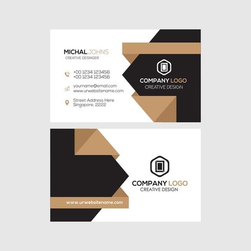 Modern Professional Business Card vector