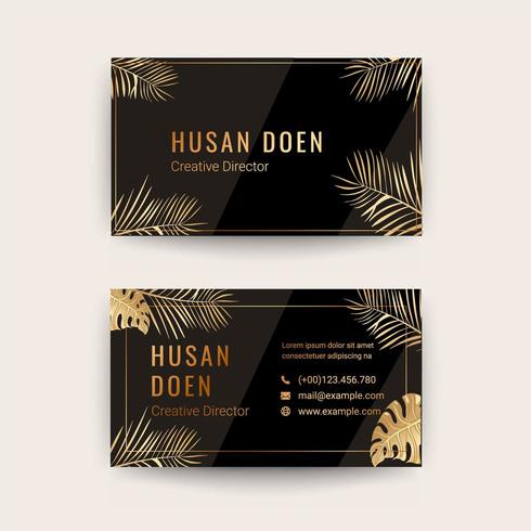 business card template design  vector