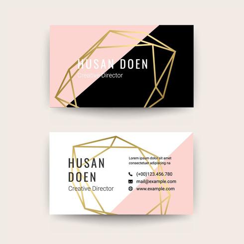 Modern Business cards template vector