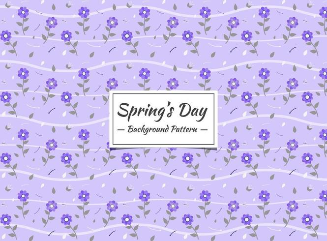 Spring Seamless pattern background  vector