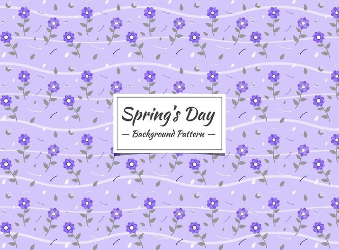 Spring Seamless pattern background  vector