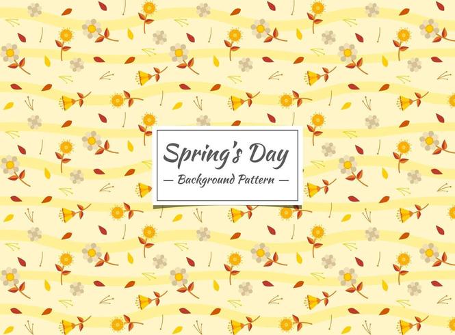 Spring Seamless pattern vector