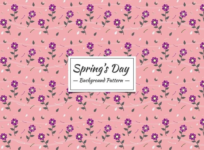 Spring Seamless pattern vector