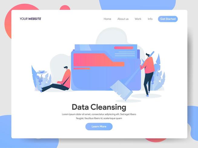 Data Cleansing Illustration Concept vector