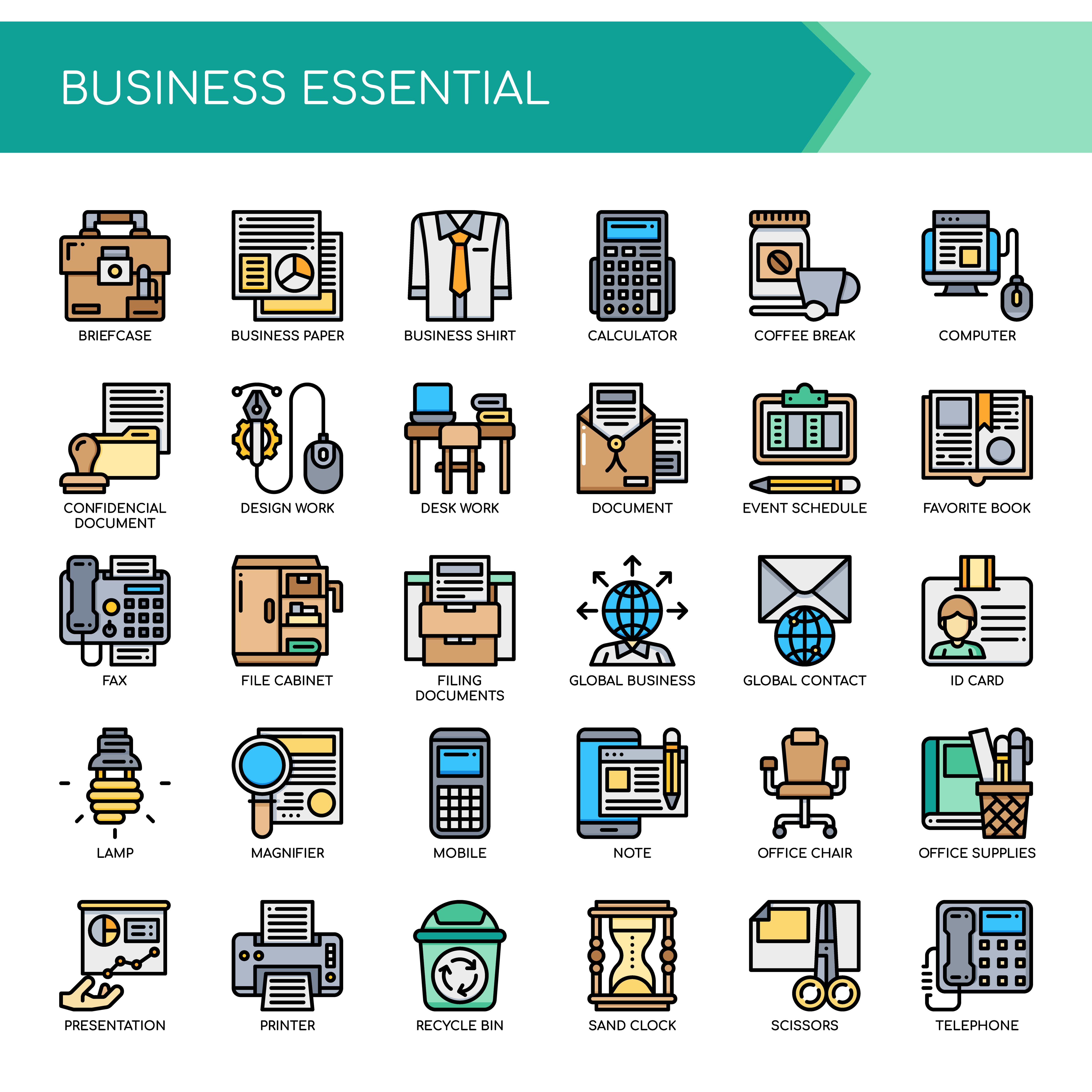 Office Icons Free Vector Art (144,204 Free Downloads)