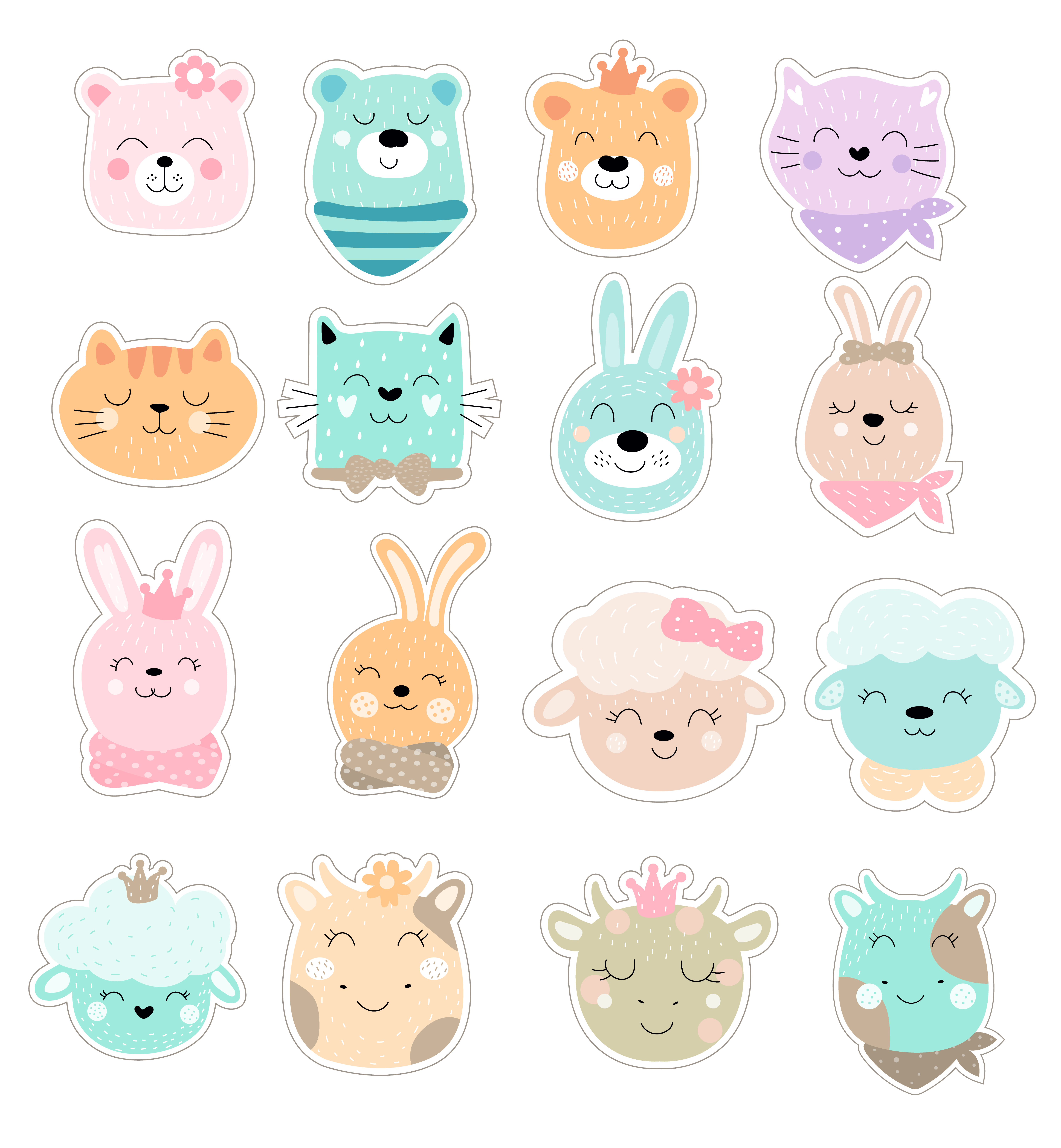 cutebaby animal clipart images