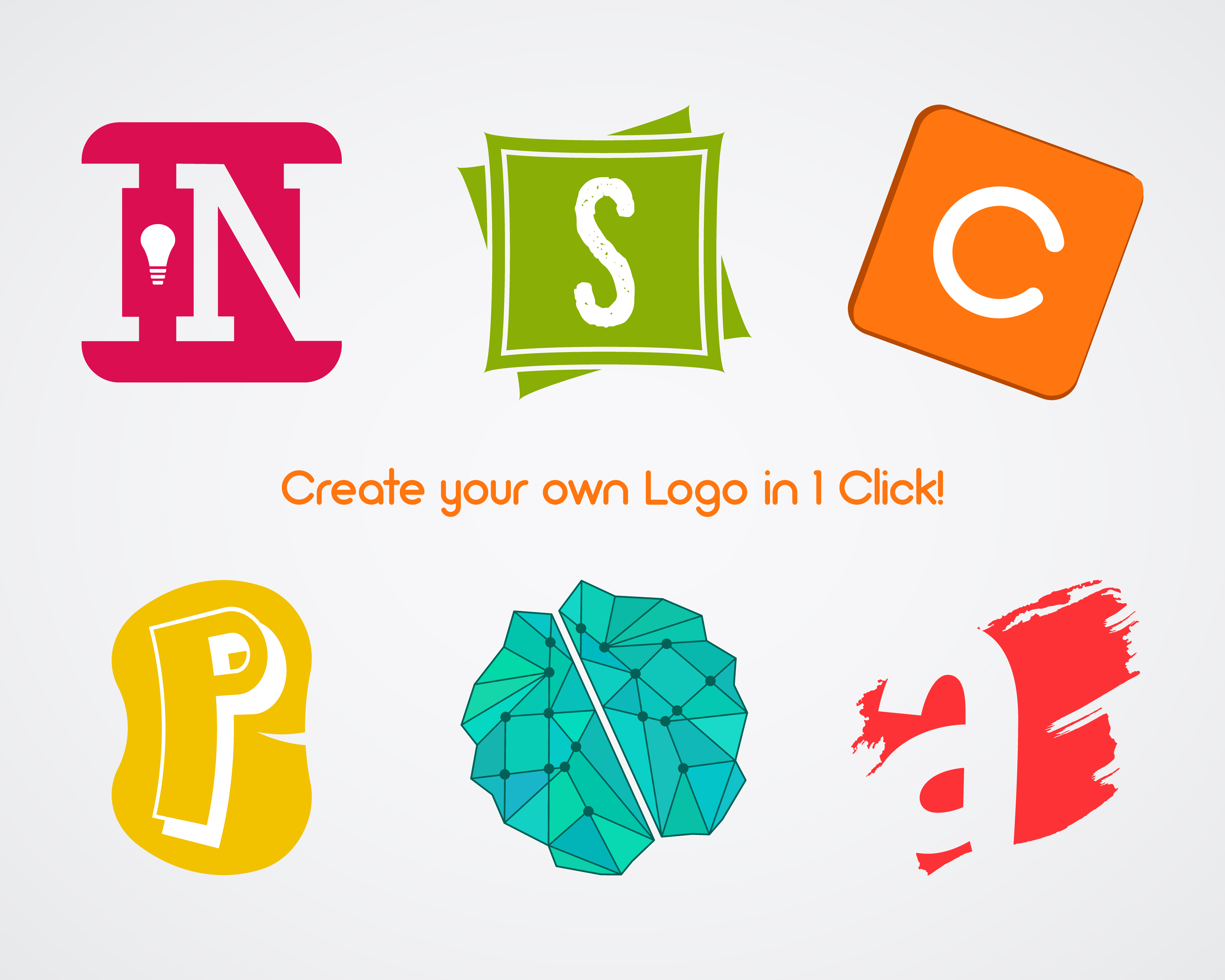 Set Of Abstract Creative Logo Design Elements For Creating Your