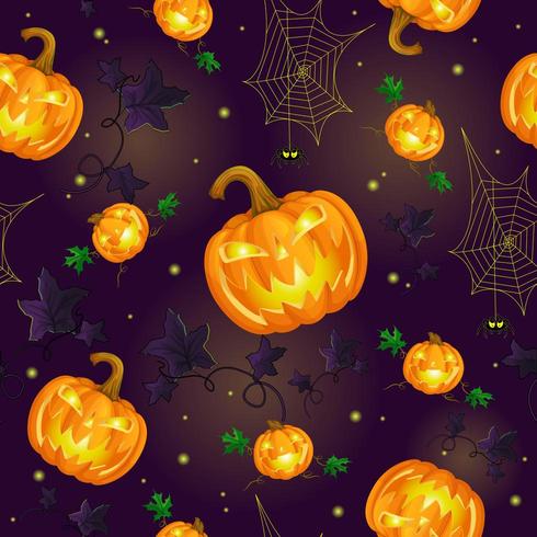 Seamless pattern for halloween vector