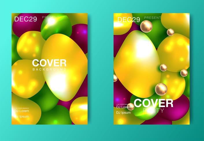 Modern Color Poster Layout vector