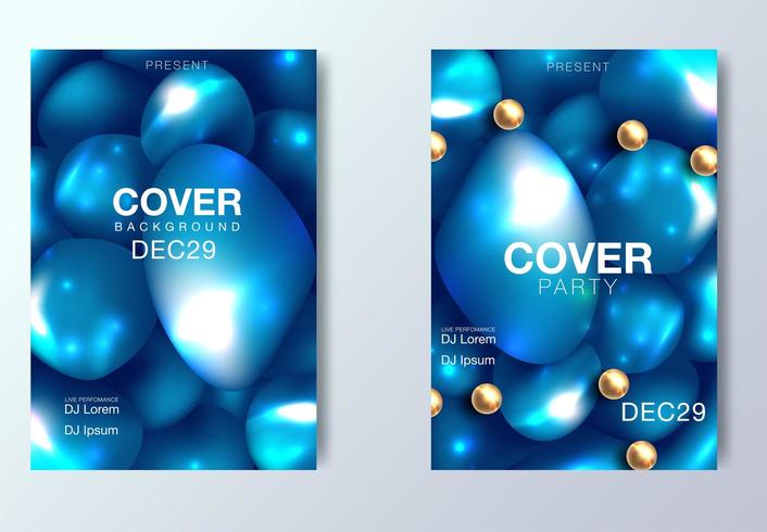 Abstract Cover layout  vector