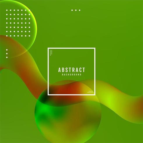 Diseño de fondo verde abstracto vector