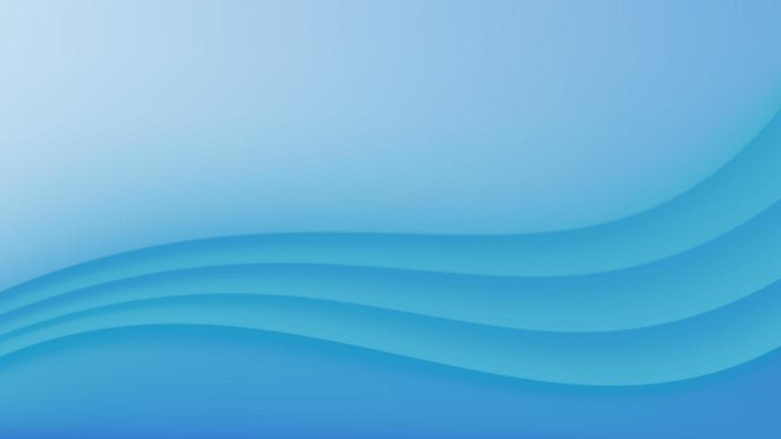 Abstract Blue Curve Background  vector