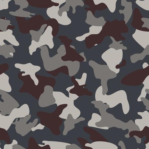 Grey Camouflage seamless color pattern vector