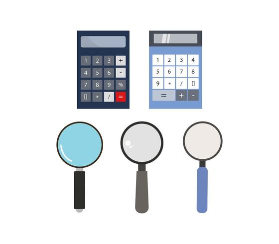 Set of finance icons vector