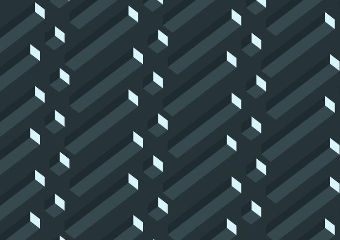 Abstract realistic 3D gray geometric cubes pattern vector