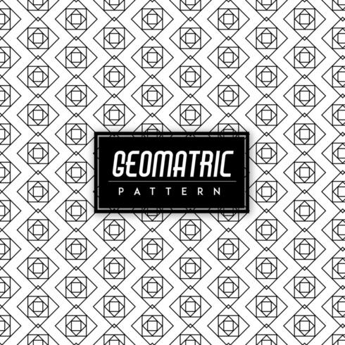 Black and White Geomatric Seamless Pattern Background vector