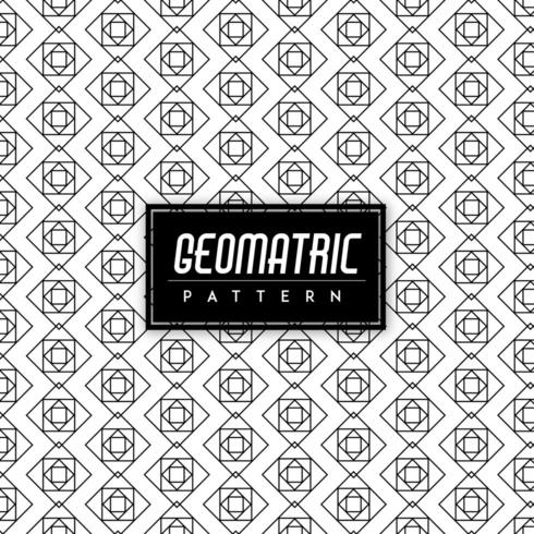 Black and White Geomatric Seamless Pattern Background vector