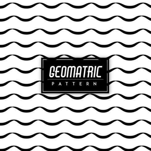 Fondo geométrico blanco y negro vector