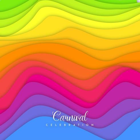 Coloful Vector Barnival Celebration Background