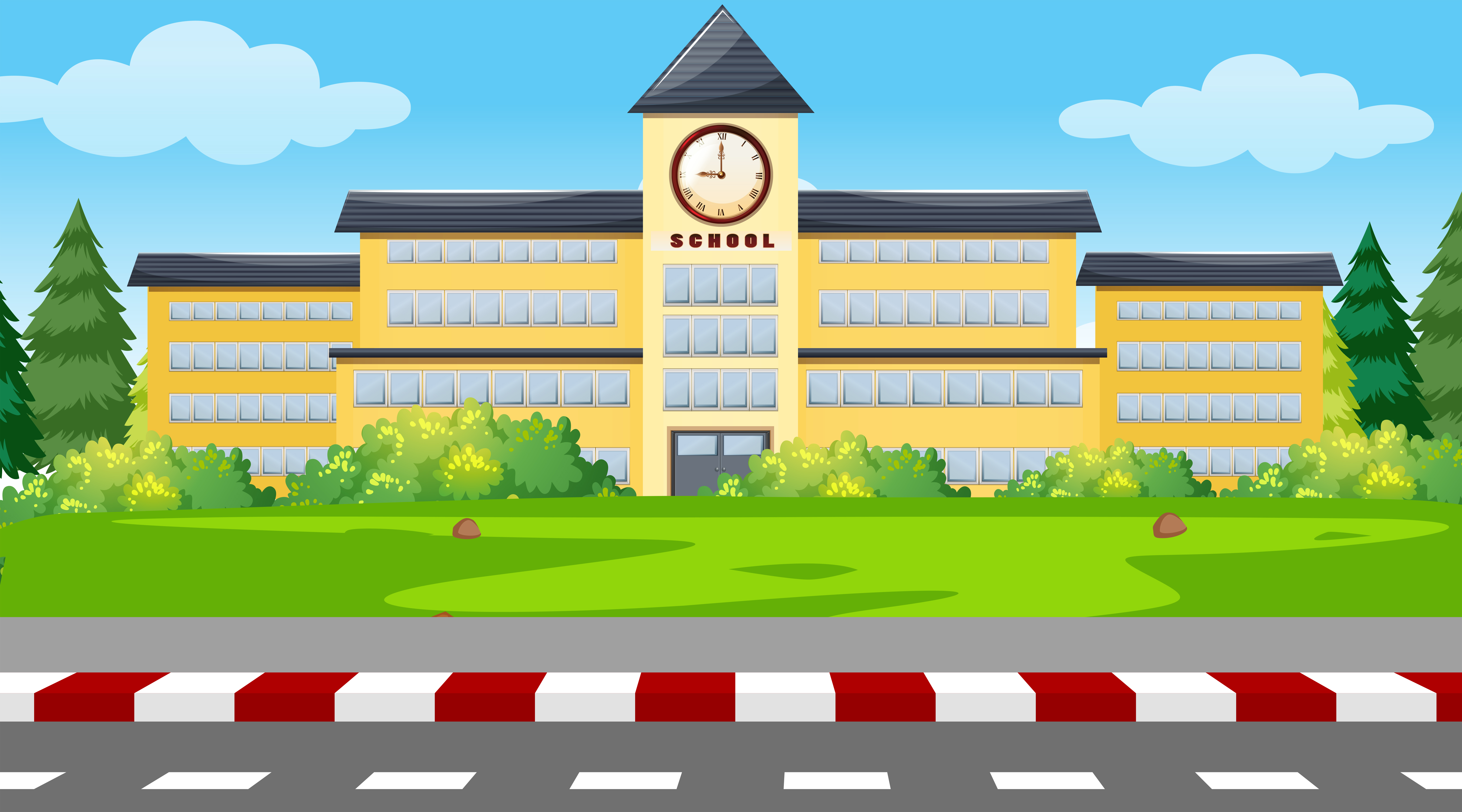 School Building Background Images